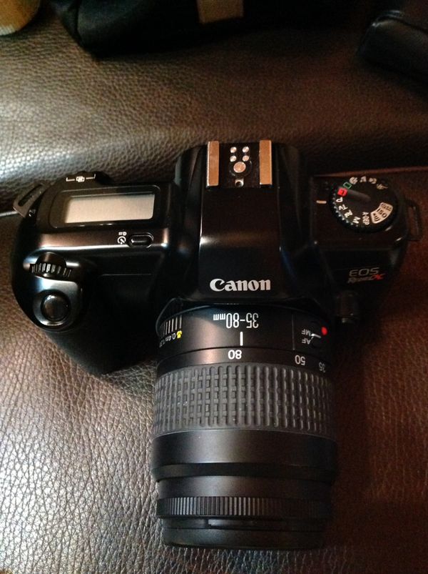 Canon EOS Rebel X Camera with Speedlite 200E Flash and Canon Carry Bag