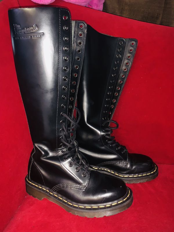 Vintage Doc Martens 20 Hole Lace Up Knee High Boots for Sale in Las