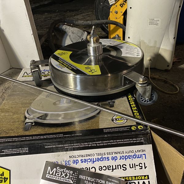 Surface Maxx 15 Inch Surface Cleaner & 36” Wand Pressure Washer