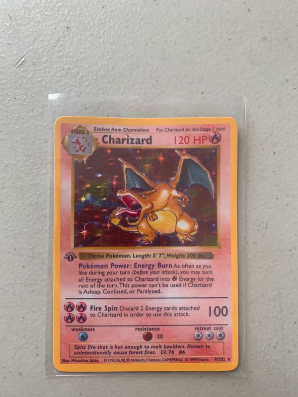 Vintage Pokemon Base Set Card - Guaranteed Authentic WOTC 1999 (Charizard, Blastoise, Etc.) Pokemon 1 Player Card Games & Poker Vintage Pokemon Base Set Card - Guaranteed Authentic WOTC 1999 (Charizard, Blastoise, Etc.) Pokemon 1 Player Card Games & Poker