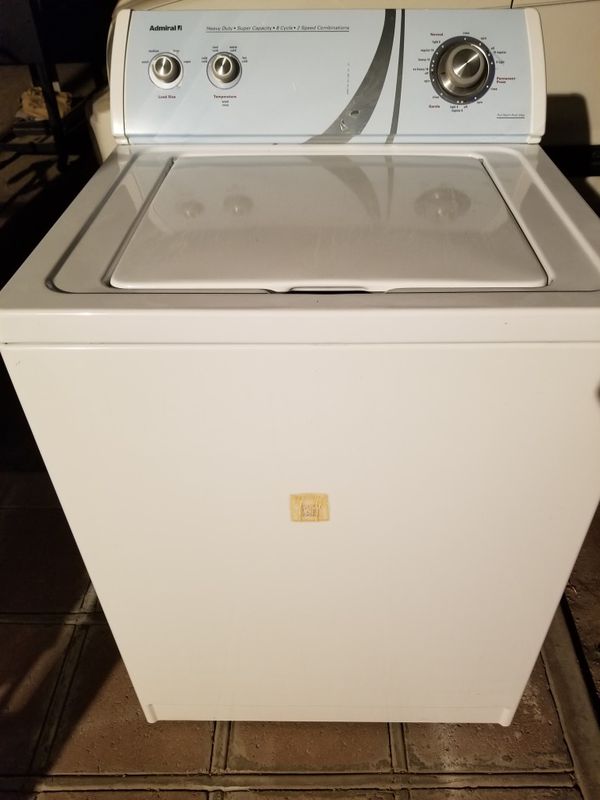 admiral laundry appliances
