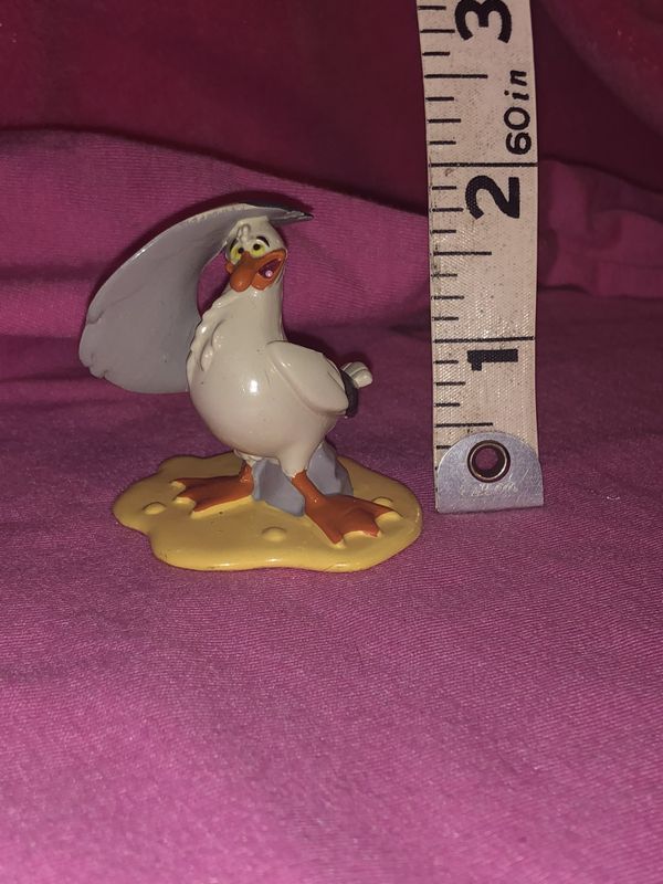Disney The Little Mermaid Scully the Seagull figurine statue cake topper toy rare for Sale