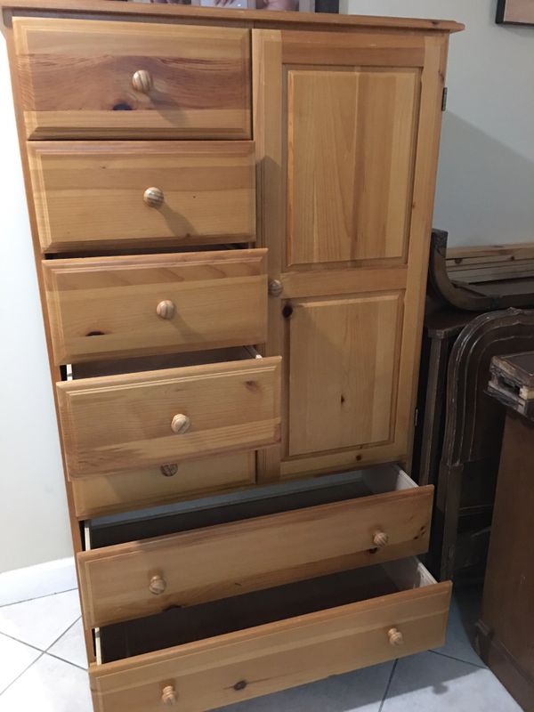 Pine Dresser with lots of Drawers and Space for Sale in Miami, FL OfferUp