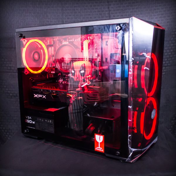 All New Parts - Deadpool Themed Gaming PC Build for Sale in Fresno, CA ...