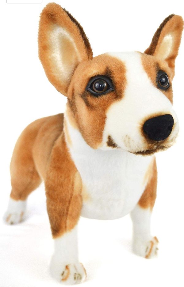 realistic corgi plush