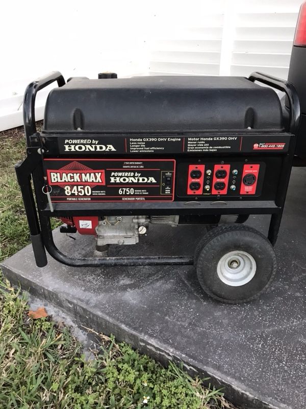 Black Max generator with Honda GX 390 engine for Sale in Miami, FL ...