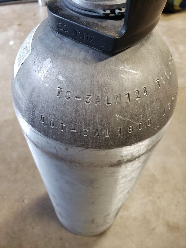 20 lb aluminum CO2 C02 tank FULL, current hydro for Sale in San Diego, CA OfferUp