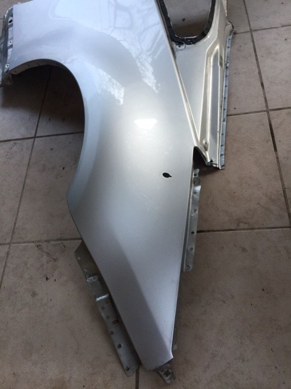 0308 NISSAN 350z LEFT DRIVER REAR QUARTER PANEL OEM SILVER K23 for