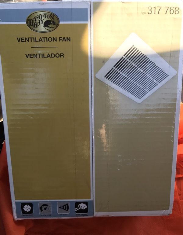 89(Only 20!!) Hampton Bay Ventilation Fan BPT1213D 70 CFM Ceiling