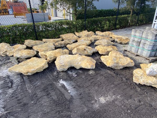 Landscape cap rocks / boulders for Sale in Pompano Beach, FL - OfferUp