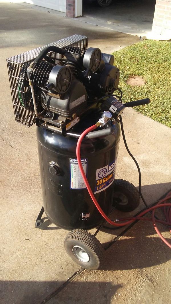 Kobalt 30 gallon air compressor for Sale in Justin, TX OfferUp