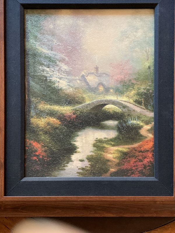 Thomas kinkade authentic painting for Sale in North Chesterfield, VA