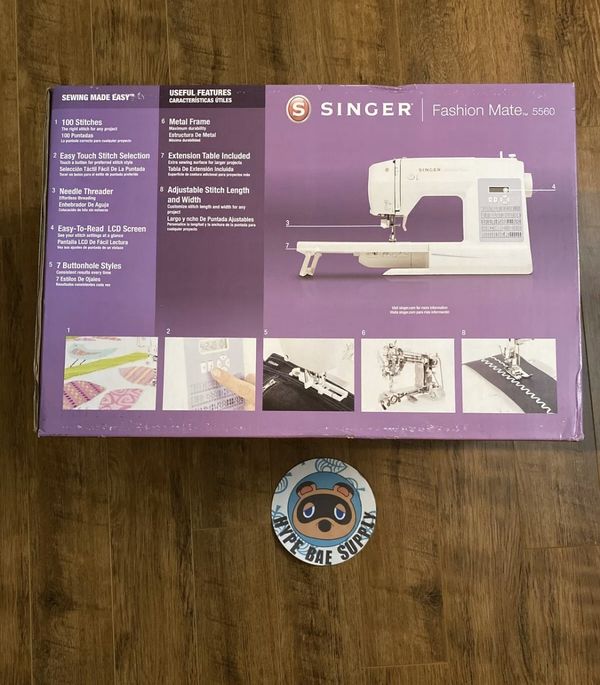 Singer Fashion Mate 5560 Sewing Machine *Brand new Sealed* Free Cover