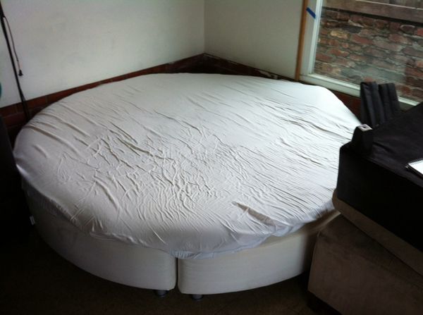 ikea sultan 4 piece round bed with mattress