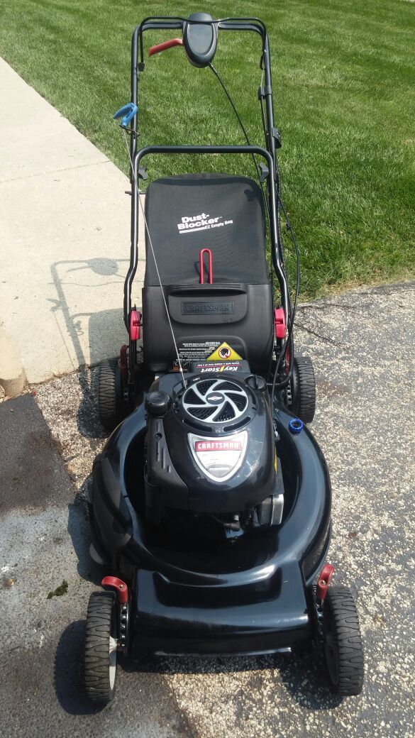 For sale a 700 series platinum craftsman lawnmower rear propelled for