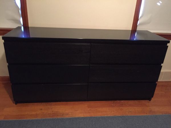 2 Black Ikea Large Drawer Dressers For Sale In Lombard Il Offerup