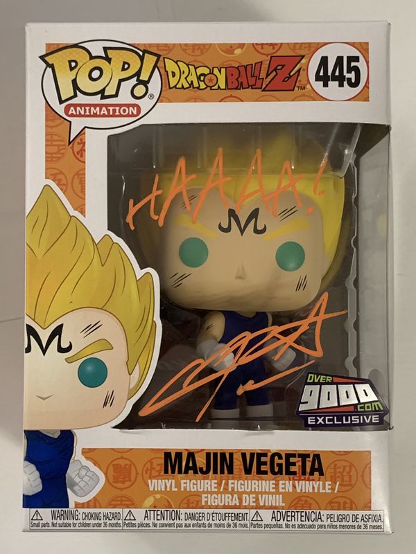 Chris Sabat signed Majin Vegeta Pop JSA witness for Sale in Houston, TX