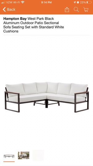 New And Used White Sectional For In Upland Ca Offerup - West Park Black Aluminum Outdoor Patio Sectional Sofa New And Used White Sectional For In Upland Ca Offerup - West Park Black Aluminum Outdoor Patio Sectional Sofa