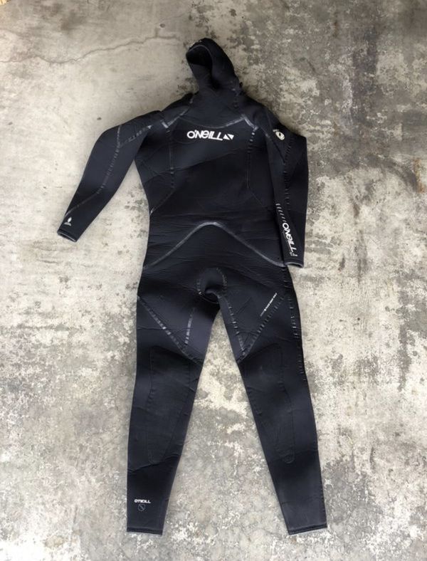 Scuba diving O’Neill j-type cold water 7mm wetsuit built in farmer John ...