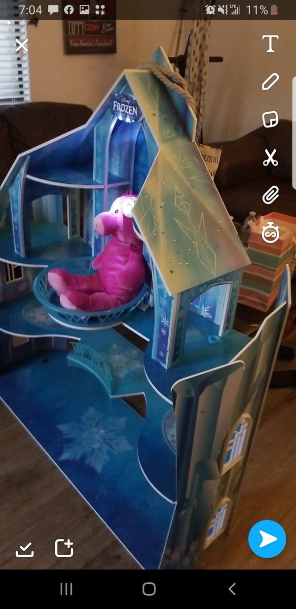 frozen mansion dollhouse costco