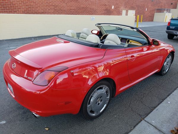 2002 Lexus Sc430 convertible Red for Sale in Lynwood, CA - OfferUp