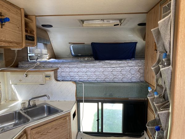 92 Lance overhead camper long bed AC for Sale in Glendale, AZ - OfferUp