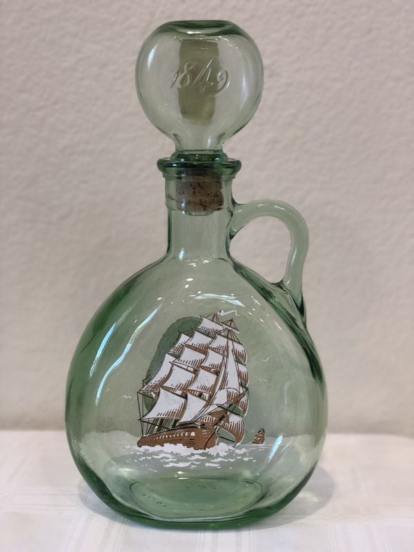 Vintage Old Fitzgerald Ship Decanter Flagship Decanter for Sale in