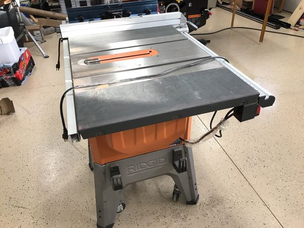 Ridgid r4512 table saw with Bosch ra1181 router table attached for Sale ...