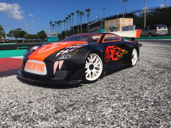 rc drag car body