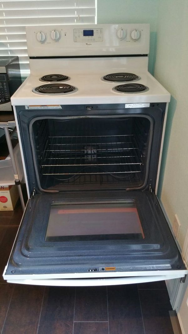 Whirlpool Electric Stove (White), W10115599A for Sale in San Jose, CA