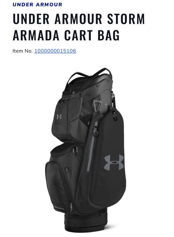 under armour armada golf bag review