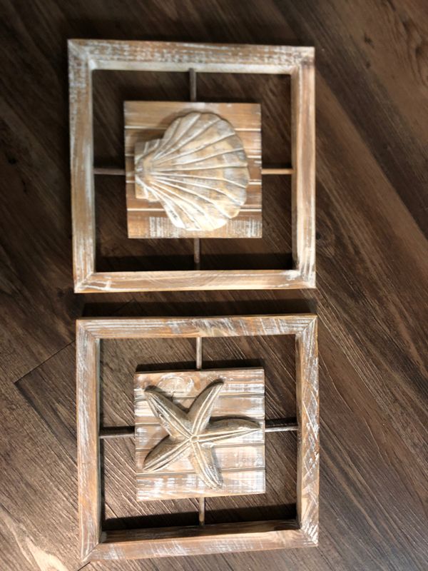 HOBBY LOBBY distressed wooden beach decor. for Sale in