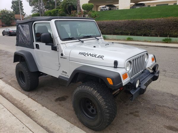 2003 Jeep Wrangler Sport TJ stick shift for Sale in Vista