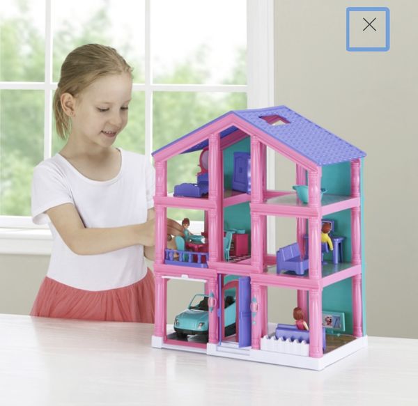 3 story dollhouse with elevator