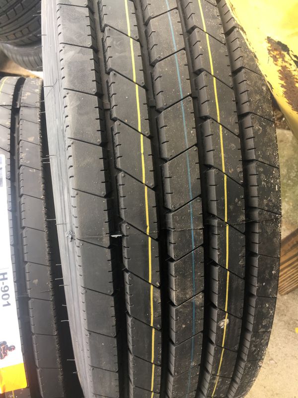 Trailer tires. 14 ply. 235/85/16. Hercules. 16” 8 lug trailer tires for