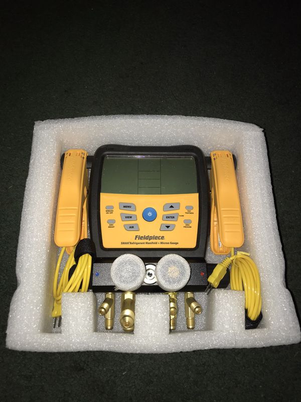 Fieldpiece SM480V — Wireless 4Port SMAN™ Refrigerant Manifold and