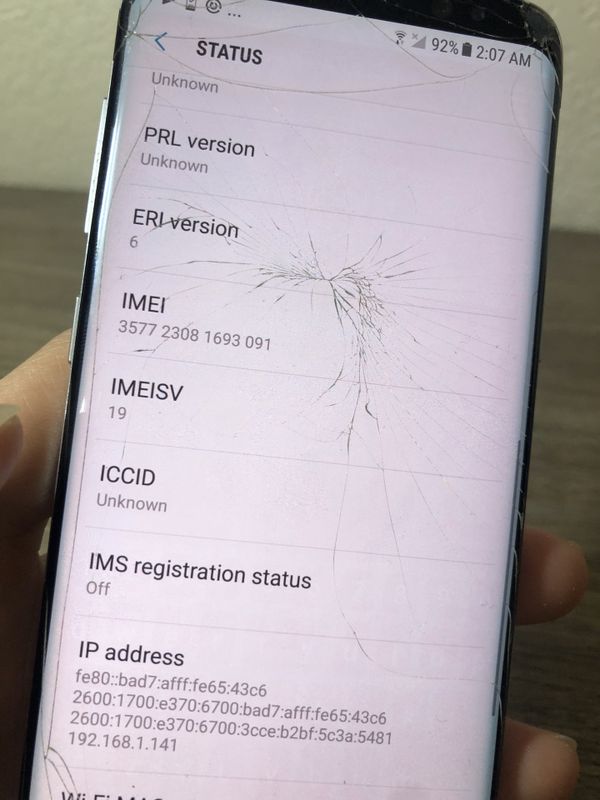 samsung s8 imei