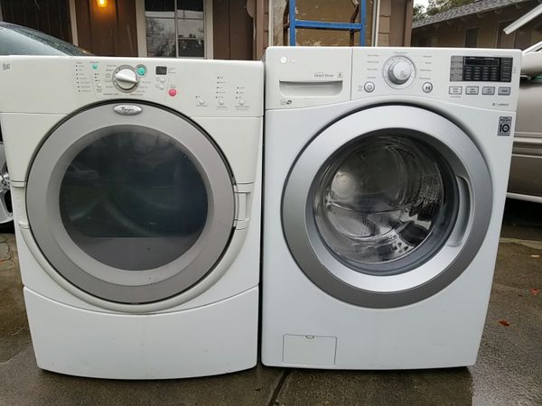 GE Whirlpool Duet Dryer (220V) & LG Direct Drive 6-Motion ...