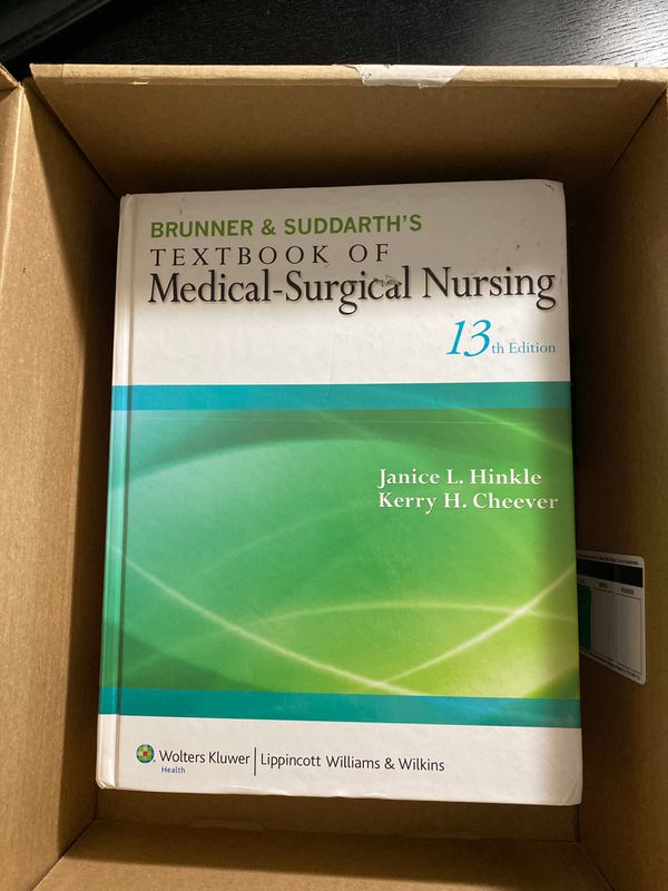 Nursing school textbooks
