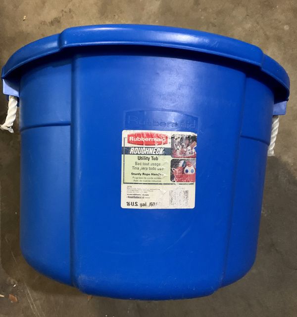 Rubbermaid 16 gallon tub for Sale in Fullerton, CA - OfferUp