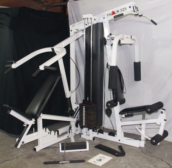 Parabody Factor 525 Home Complete Gym Workout Machine Weight Lifting ...