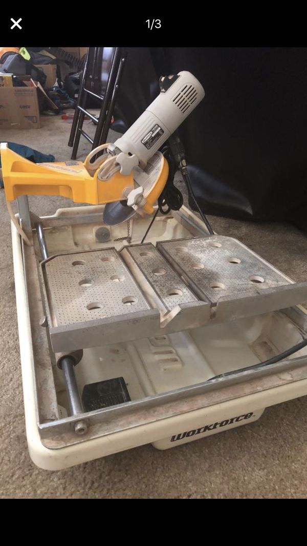 Workforce THD850 tile cutter table saw for Sale in Chandler, AZ OfferUp