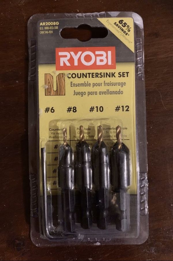 Ryobi Countersink Drill Bit Set for Sale in Houston, TX OfferUp