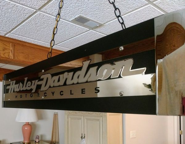 pool table light harley davidson