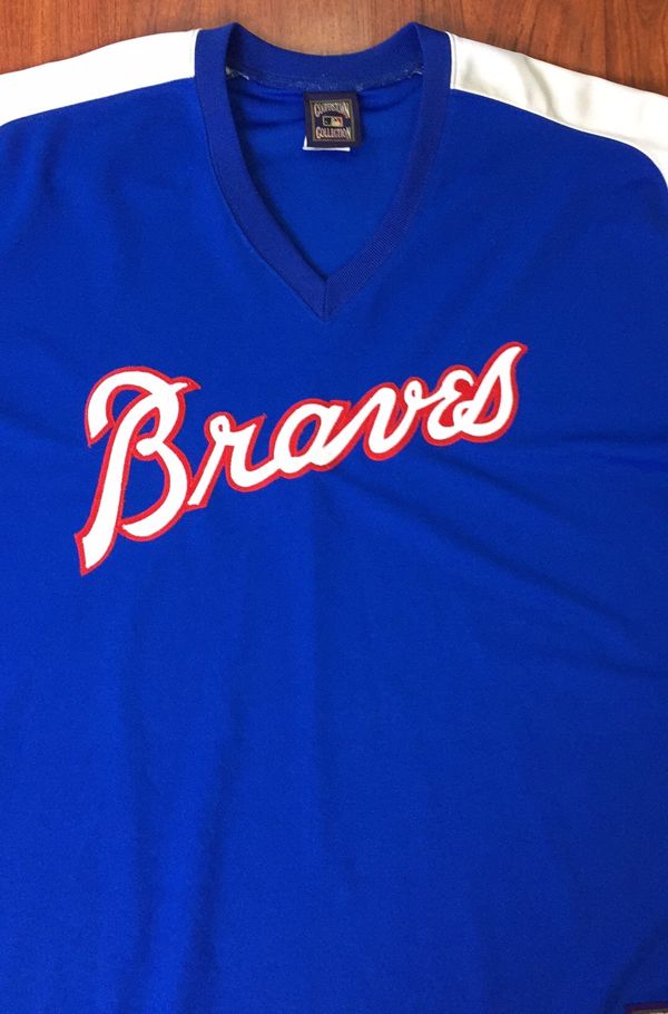 Atlanta Braves 1974 Cooperstown Collection Majestic Throwback Jersey 4X ...