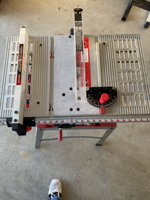 Tradesman Woodworker 10" 13 AMP Bench Table Saw with Stand BTS10BW for