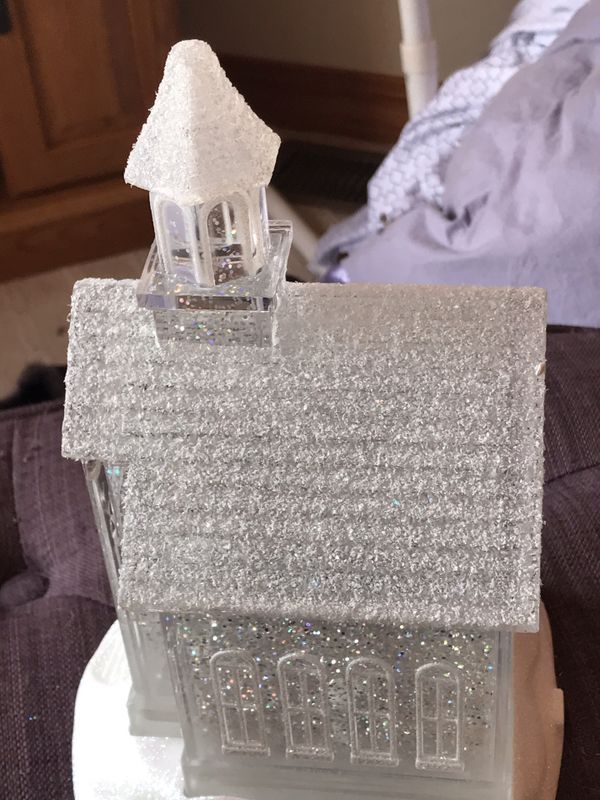 Brand New Cracker Barrel Acrylic Church Glitter Globe for Easter