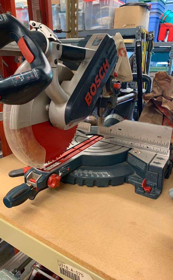 Bosch 4412 12” Dual Bevel Slide Miter Saw for Sale in Woodinville, WA