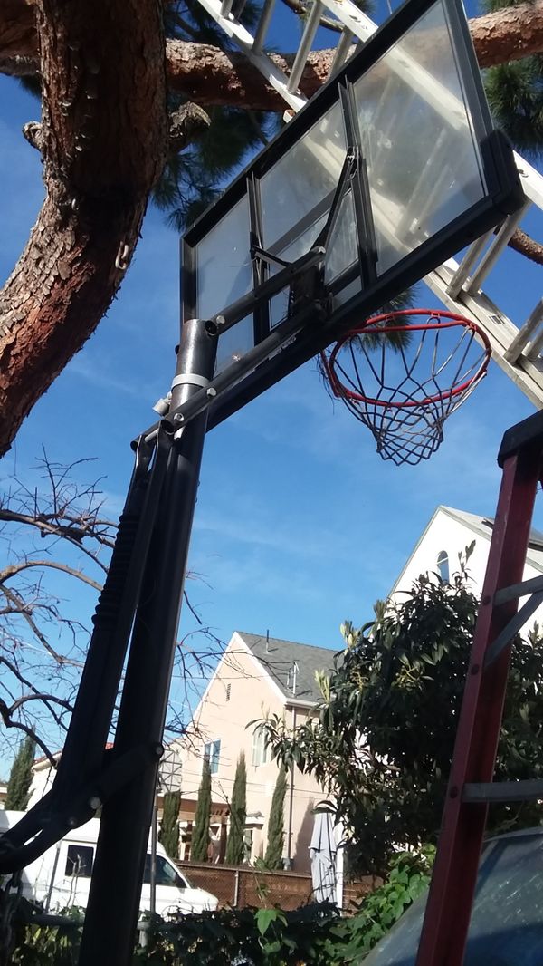 Basketball Hoop lifetime spaulding portable system court adjustable