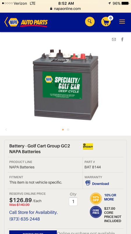 deep cycle 6v battery